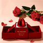 Rose Lifting Gift Box Necklace Ring Display Box For Women