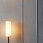 Japandi  Contemporary Floor Lamp With Fabric Shade Stepless Dimming