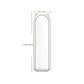 Hook Designer Travel-Friendly Mini Hand-Held Fan - USB Battery-Powered Personal Fan with Powerful Turbo Wind