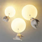 Ceiling LED Light Warm Cartoon Bear Design Kids Bedroom Ceiling Lamp Fall 2025 Cozy Nightlight Decor