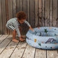 Inflatable Baby Swimming Pool 80cm, Travel-Friendly Round PVC Paddling Pool for Toddlers, Indoor/Outdoor Use, Child-Friendly Design