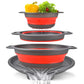 Foldable Colander Kit Self-Draining Over Sink Kitchen Strainer Spring 2026 Simple Storage