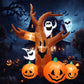 Inflatable2025 Edition Halloween Decoration Pumpkin Tree Outdoor Fall