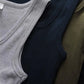 slash neck, casual fit, solid, summer knit vest – Breathable men's cotton tank top