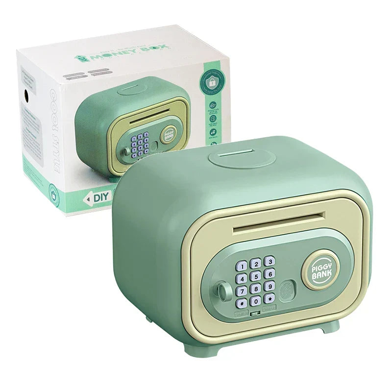 Piggy Electronic Bank Password Protected Mini ATM Toy For Kids Back To School 2025 Teaches Saving