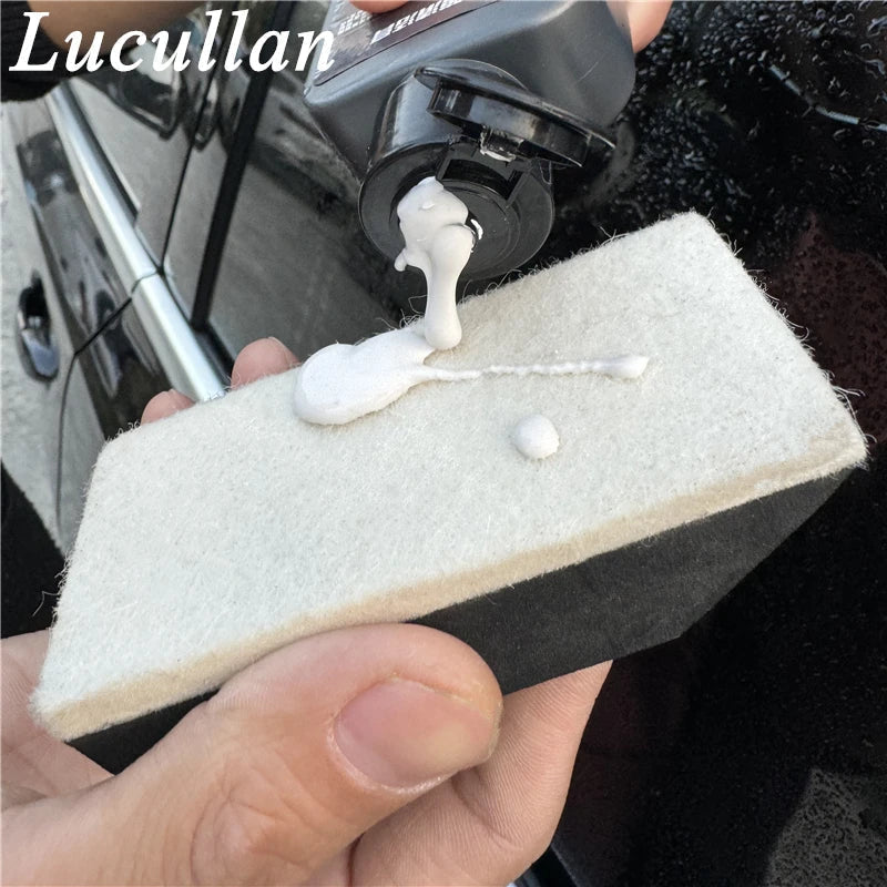 Wool Glass Polishing Pad For Streak-Free Shine, Fall 2025 Car Maintenance – Car Windshield Cleaning Sponge