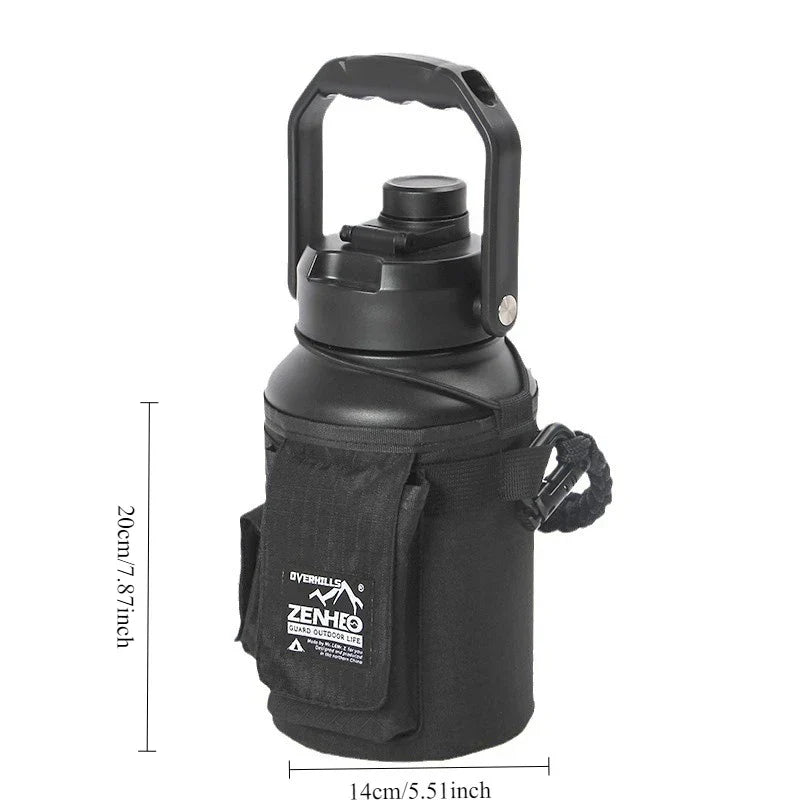 Water Bottle Holder Water-Resistant Nylon Cup Sleeve Crossbody Bag For Outdoor Travel Fall 2025 Gift Idea