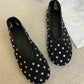Women Breathable Ballet Flats - Mesh Crystal, Casual Walking