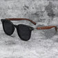 for Sunglasses Men Women Retro Wood Grain Polarized UV Protection Outdoor Shades