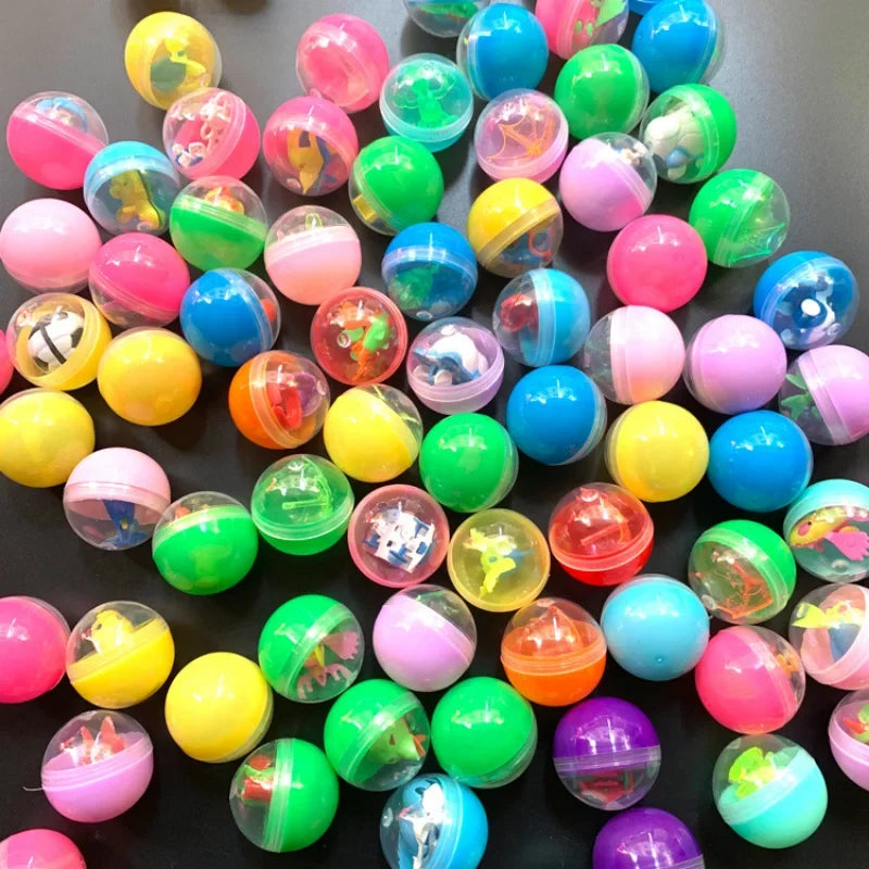 Claw Mini Machine Prize Balls - Assorted 32mm Mystery Egg Gifts for Kids