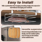Cabinet Under Cutting Board Organizer Stainless Steel Hanging Rack Kitchen Space Saving Fall 2025 Countertop Saver