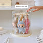 Case Display Transparent Rotating Plush Figure Stand Collector Display, Fall 2025 Dustproof Gift Idea