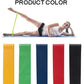 Rubber Loop Resistance Bands Fitness Equipment Kit - Travel-Friendly Strength Training for Yoga & Pilates