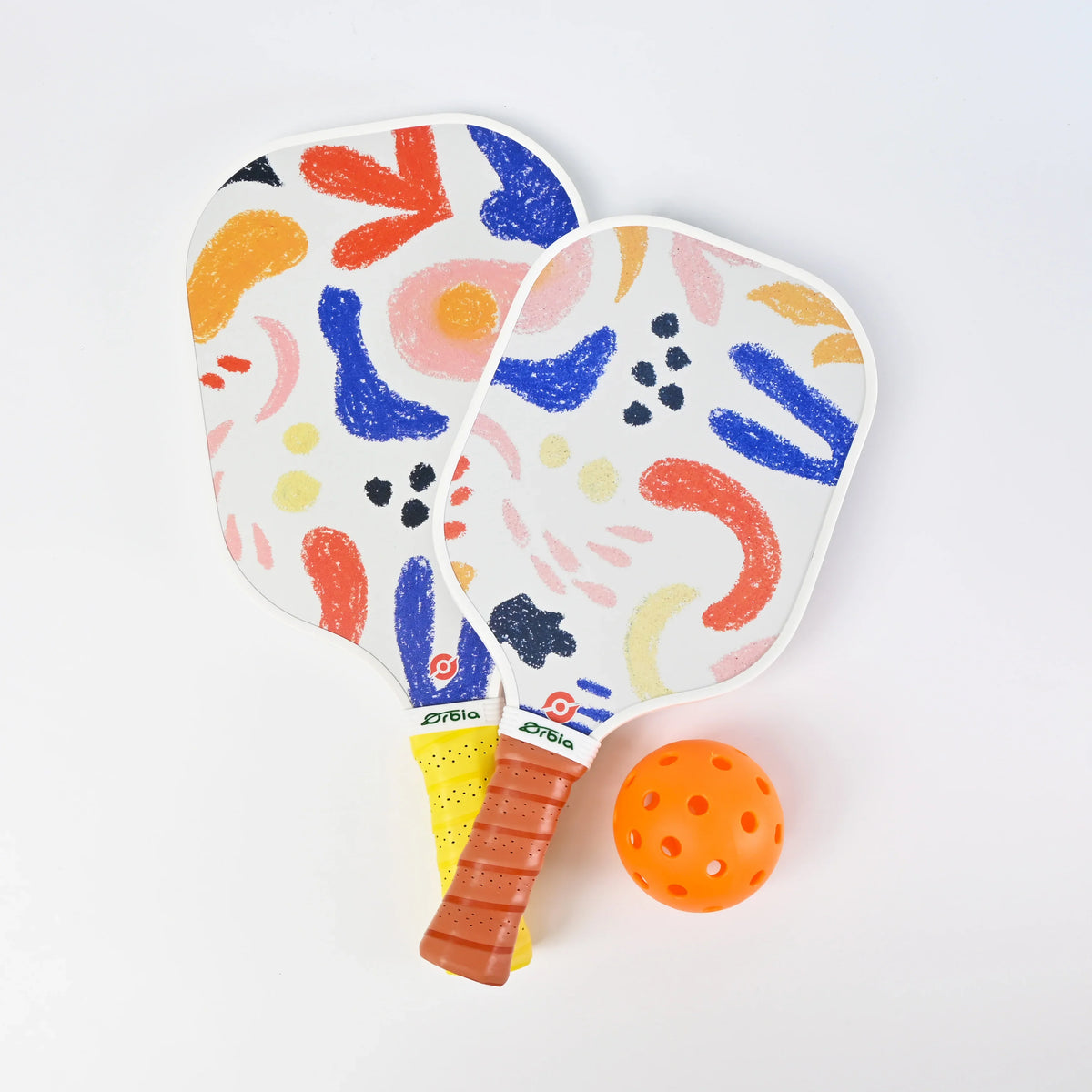 Family-Friendly Pickleball Paddle Kit with Glass Fiber and Light PP Core for Kids and Adults, Ideal for Outdoor Fun