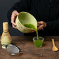 Matcha Tea Kit Porcelain Bowl Bamboo Whisk Traditional Box
