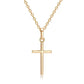 Necklace Cross Pendant Jewelry Unisex Long Chain Christian Charm Gift Idea Summer 2026 Trend
