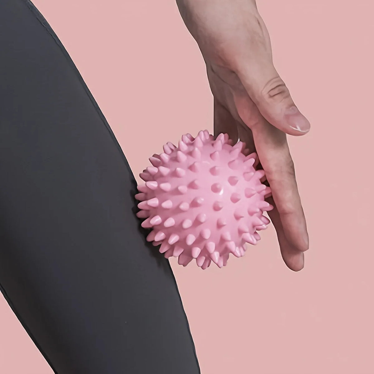 Compact PVC Fitness Ball - Yoga Massage Roller for Leg & Neck Muscle Relaxation, Fitness Equipment