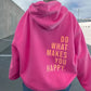 Oversized Women’s Hoodie - Back Print, Cotton, Regular
