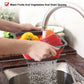Silicone2026 Edition Folding Drain Basket 2-In-1 Collapsible Colander For Fruits And Vegetables Space-Saving Kitchen Device Fall