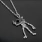 Monster Pendant Necklace 925 Sterling Silver Upside-Down Monster Charm Flexible Valentine Gift 2026 Gift Ready
