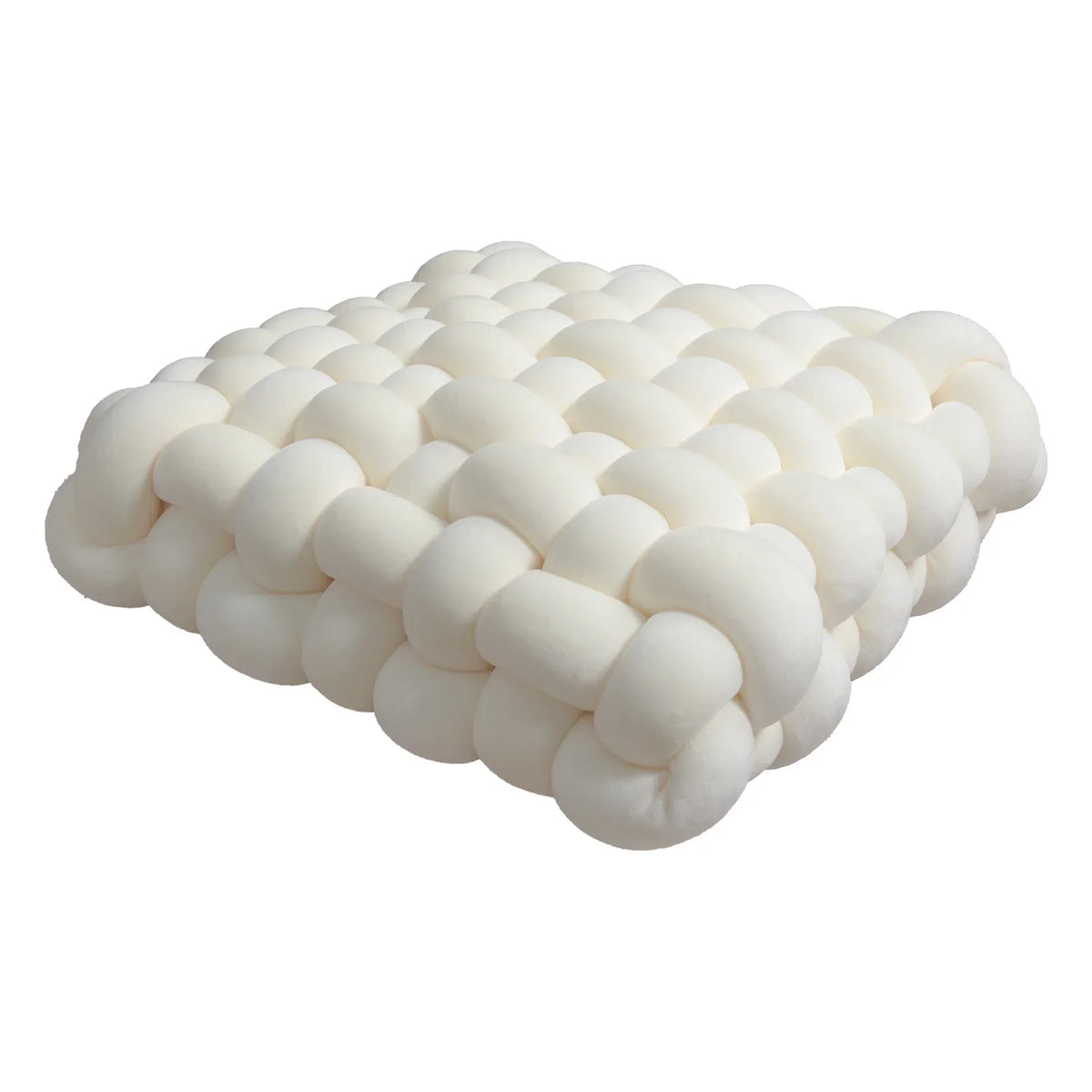 Pillow Knot Plush Square Hand-Woven Throw Cushion Living Room Decor Fall 2025 Cozy Support Decorative Accent