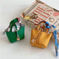 Free 1+1 Birkin Inspired Mini Hand Bag - Basket Bag Charm