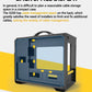 Mini ITX Case Glass Side 240mm Watercooling Travel-Friendly