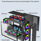 Vertical MicroATX Glass PC Case Supports 360mm Radiator