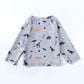 Long-Sleeve Rash Guard Top, Shorts, Polyester, Summer Beachwear – Fast-dry Unisex Baby Swimwear 2-Piece Kit