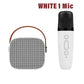 Karaoke2025 Edition Machine Travel-Friendly Cordless Dual Microphones Bluetooth Speaker DSP System for Kids Party Gift TikTok Viral