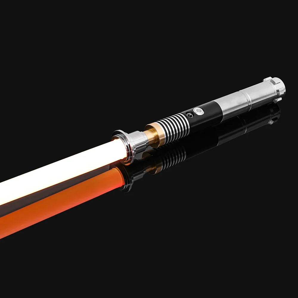 Lightsaber RGB Metal Hilt Sword Toy Cosplay 2025 Collectible Prop Battery-Powered Flashing LED Gift
