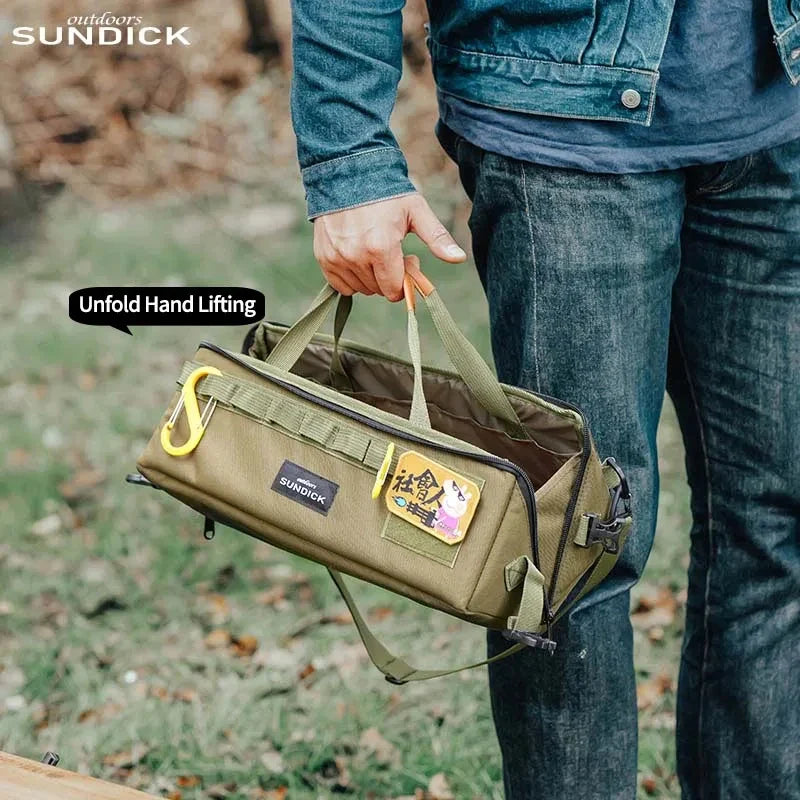 Camping Gear Storage Bag Outdoor Organizer Fall 2026 Water-Resistant Abrasion Resistant Shoulder Strap Included