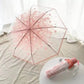Style Korean Folding Umbrella with Cherry Blossom Design