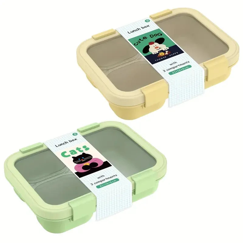 Bento2026 Edition Box Leakproof Lunch Box, Stackable Design With Carry Handles, Back To School