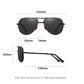 Sunglasses Aviator Foldable Metal Pilot Style Polarized UV400 Sun Glasses, Summer 2026 Trend, All-Day Comfort