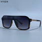 Sunglasses Shield OnePiece Steampunk Oversized Metal Frame Sports Sunglasses Fall 2026 Trend Top-Grade Build
