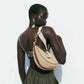 hobo style, crossbody, for beach & summer – Light women's woven straw shoulder bag