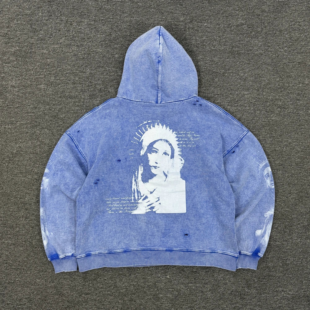 Men's Oversized Hooded Sweatshirt - Washed Cotton Street