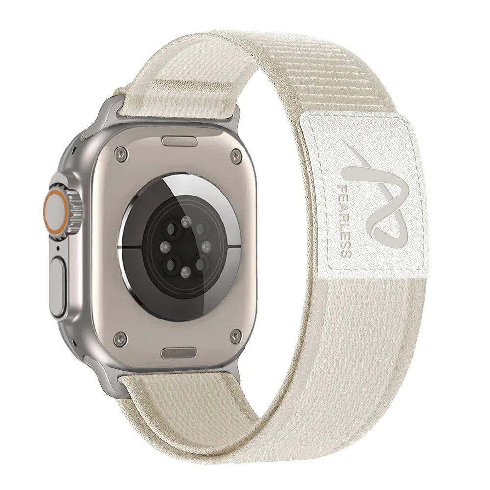 Trail Nylon Loop Apple Watch Band - Breathable Sport Strap for Ultra 3 2, Series 11 10 9 8 7 41-49mm