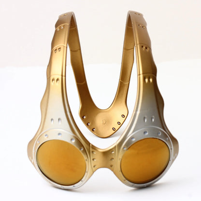 Sunglasses2026 Edition Metal Frame Oversized Round Lens Eyewear For Outdoor Cycling TikTok Viral Retro