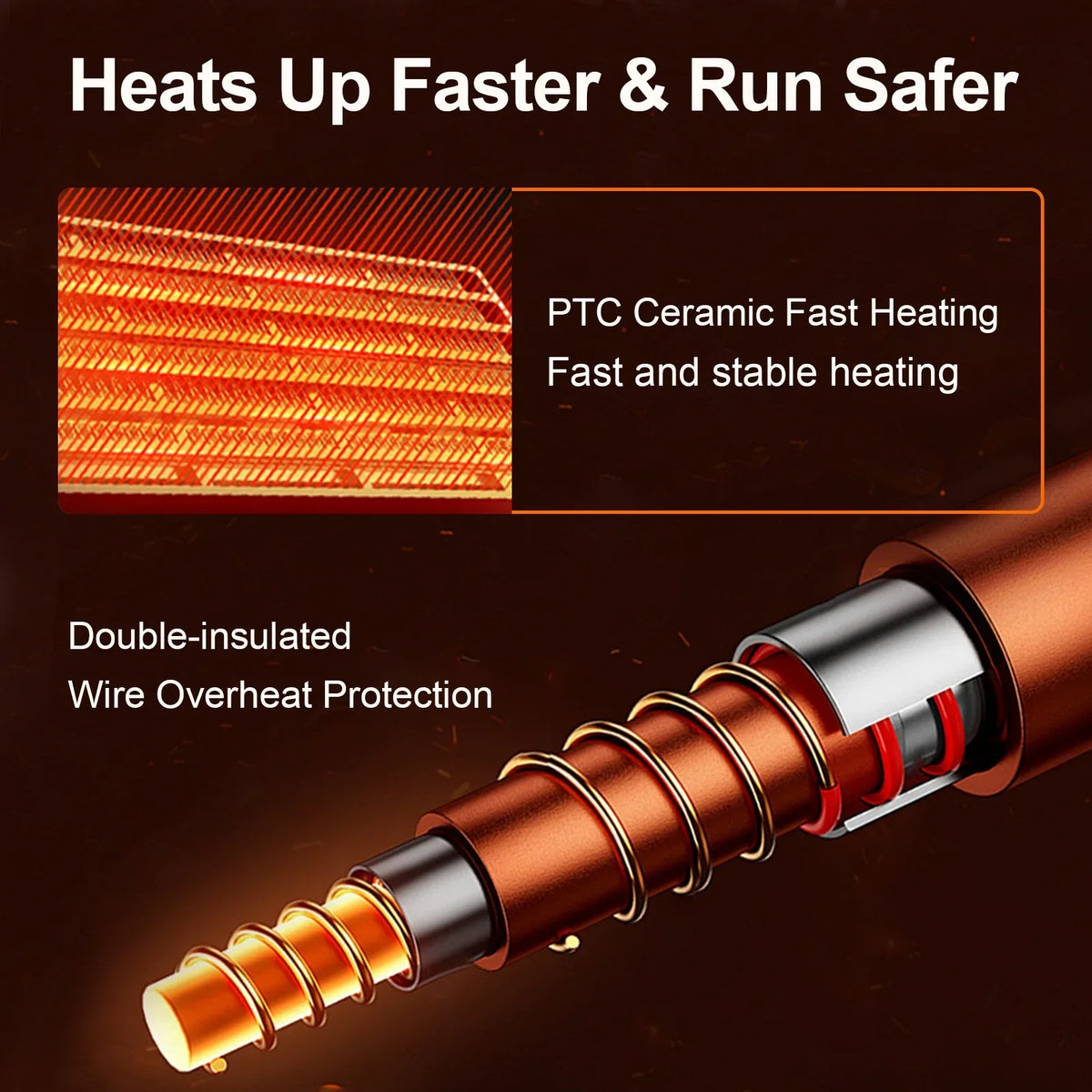 Heater Car Defogger 12V/24V 2-in-1 Heating And Cooling Plug In Windshield Defroster, Winter 2025 Ready