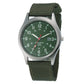 Field Quartz Watch Nylon Strap Military Style Date Luminous