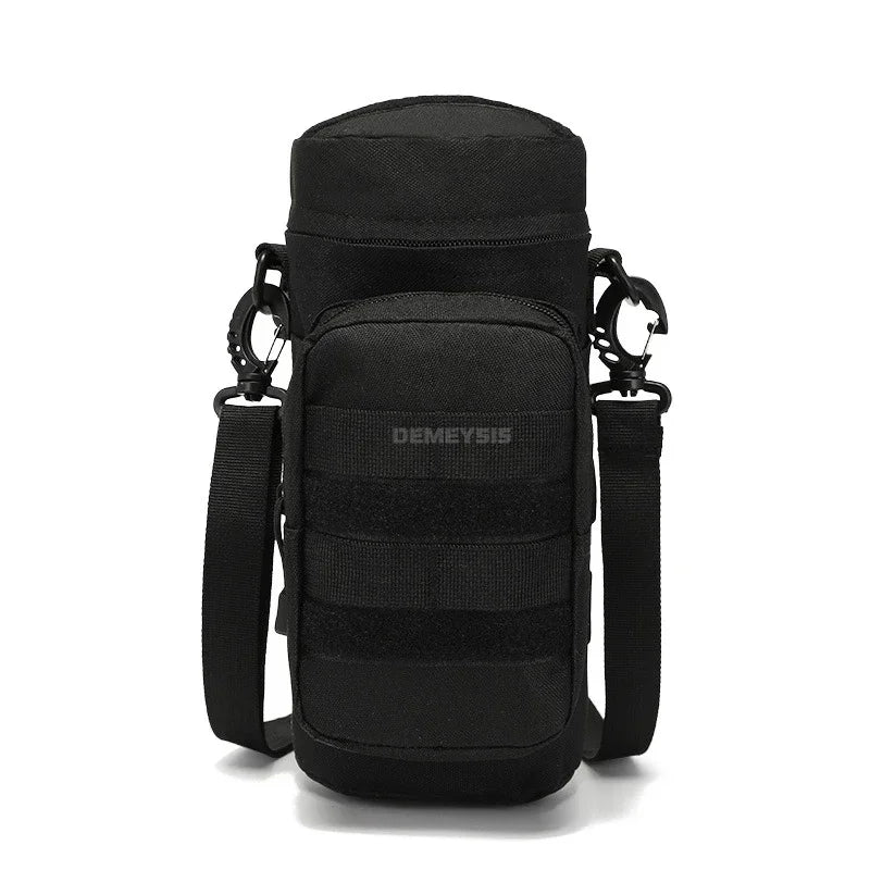 Water2025 Edition Bottle Pouch Waist Bag Tactical MOLLE 1L Capacity Hiking Camping Fall