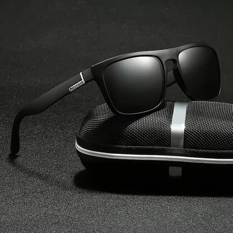 Fashion Guy's Polarized Sunglasses Men Women Timeless Design Square Mirror