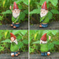 Gnome Garden Statue Urinating Outdoor Decor Christmas Holiday Garden Ornament Whimsical Gift Idea