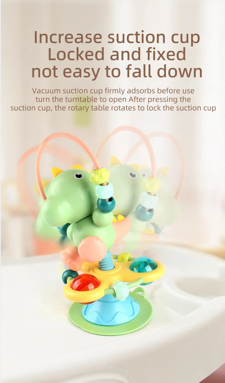Soothing Baby Rattle Suction Cup Newborn Sensory Toys