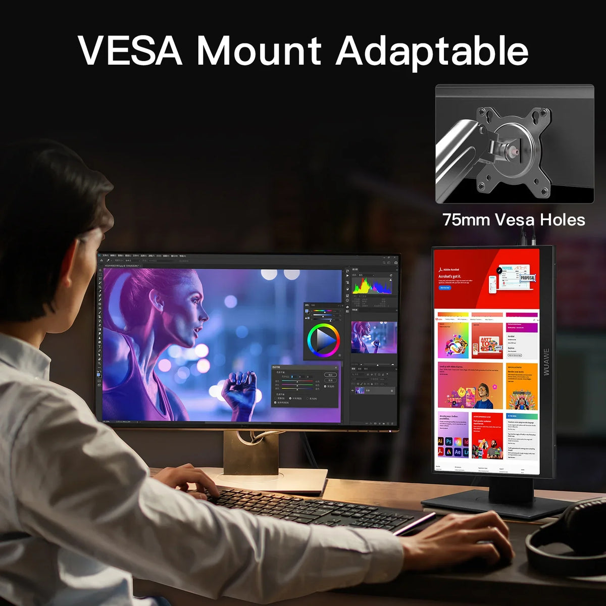 15.6 Inch Travel-Friendly Monitor USB C HDMI HDR Travel Screen