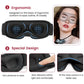 Light Blocking, Plush and Breathable Eyeshade for Travel and Night Rest – 3D Sleep Eye Mask