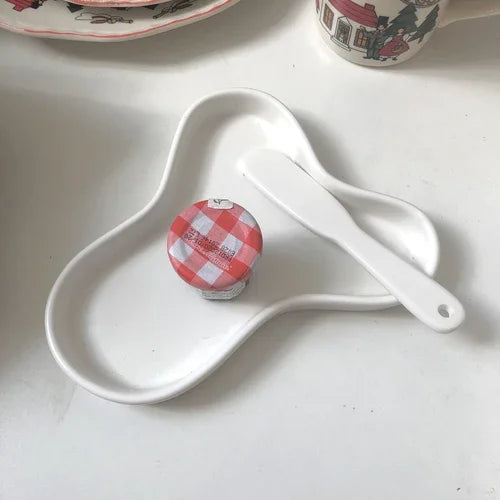Ceramic Cloud Plate Minimalist Decorative Tray Fall 2025 Household Decor Multipurpose Jewelry And Snack Dish
