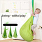 Kids Hanging Chair Parachute Cloth Swing Pod Travel-Friendly Indoor Courtyard Fall 2025 Cozy Inflatable Cushion